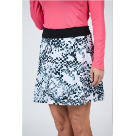 2446 Falda blanco - negra